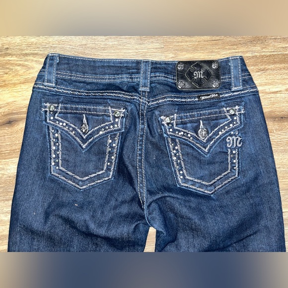 Miss Me Women's Dark Blue Jeans - Picture 4 of 4